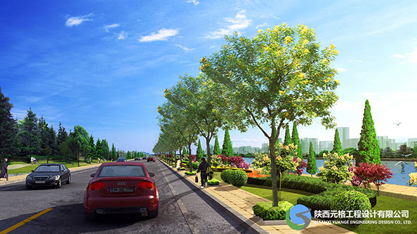 陜西園林綠化-道路綠化設(shè)計方案